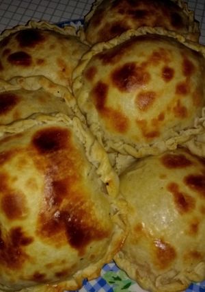 Una foto de Tartas individuales de jamón y queso