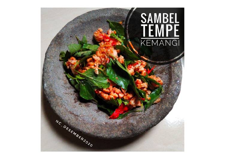 Recipe: Appetizing Sambel Tempe Kemangi