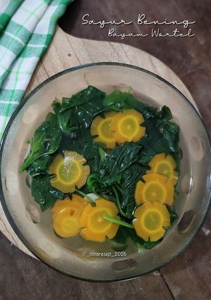 Foto resep Sayur Bening Bayam Wortel