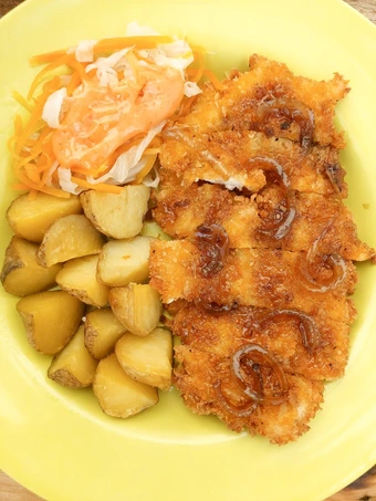 Cara Mudah Membuat Resep Chicken katsu saus teriyaki yang Bikin Ngiler Anti Ribet, Uenak Banget