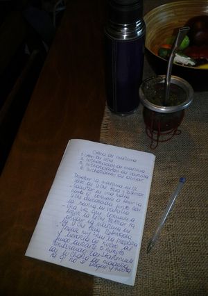 Una foto de Crema de maizena