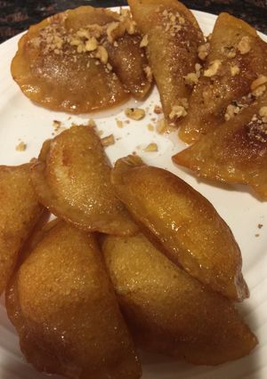 صورة لوصفة قطايف جبنة وجوز على طريقة rasha ahmad