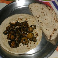 A picture of Karela sabzi.