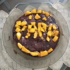 A picture of Mango & Chocolate Cake.