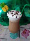 Caffe frappe cu inghetata de vanilie