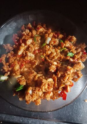 Foto resep Oncom kencur pedas simple