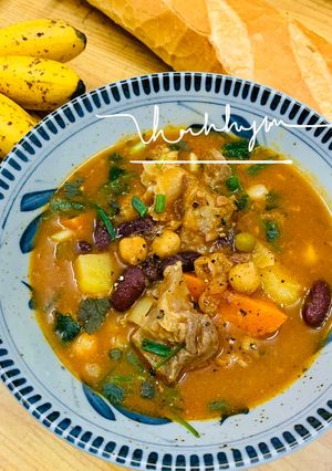 Hình của món Bò Nấu Đậu.