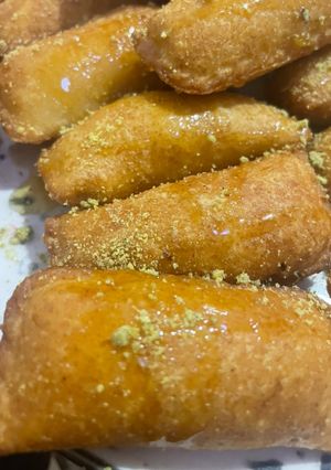 صورة لوصفة مثلثات السميد