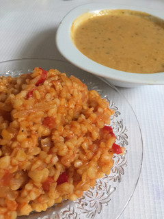صورة لوصفة برغل على بندورة كرزية