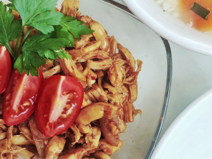 Cara Gampang Membuat Ayam Suwir Asam Manis Pedas, Bisa Manjain Lidah