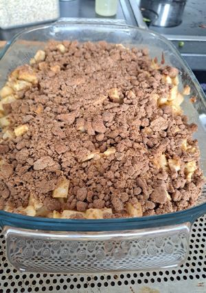 Une photo de Crumble pomme spéculoos