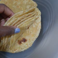 Carrot chapati A picture of Carrot chapati.