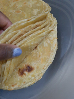 A picture of Carrot chapati.