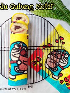 Foto resep Bolu Gulung Motif