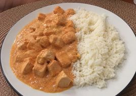 Pollo cremoso al chipotle