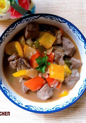 Hình của món Bò lúc lắc.