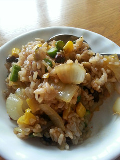 A picture of BBQ Jalapeno Stir Fried Rice (Vegetarian).