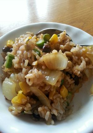A picture of BBQ Jalapeno Stir Fried Rice (Vegetarian).