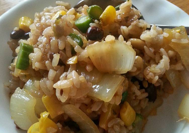 BBQ Jalapeno Stir Fried Rice (Vegetarian)