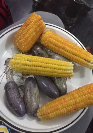 A picture of Corn & African pear (Ube na Oka).
