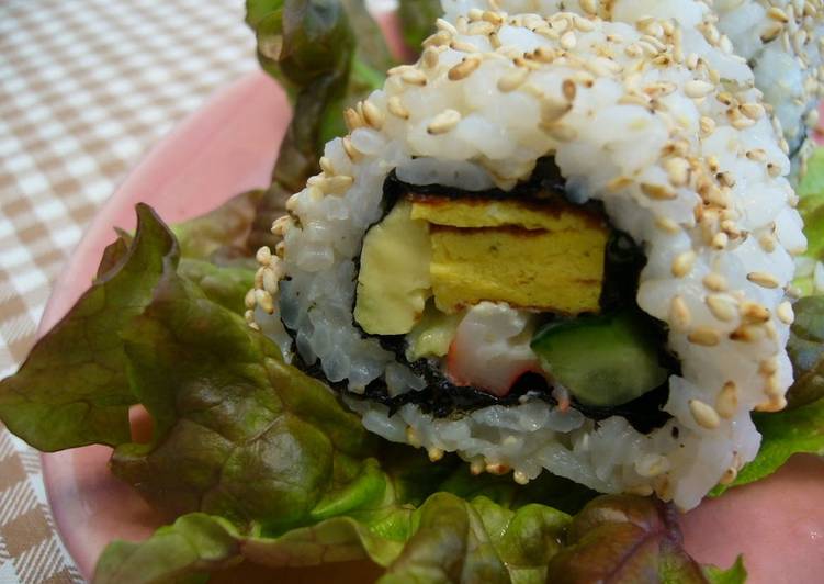 Simple Way to Make Award-winning California Roll Made With Aluminum Foil