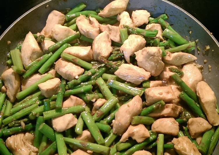 Easiest Way to Prepare Homemade Chicken asparagus lemon stir fry
