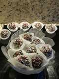 Truffles from Kourabiedes, Melomakarona, and Cookies