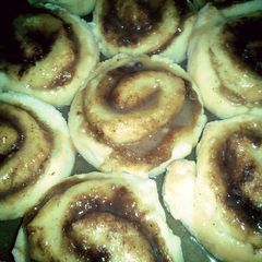 A picture of No-Yeast Cinnamon Roll Biscuits.