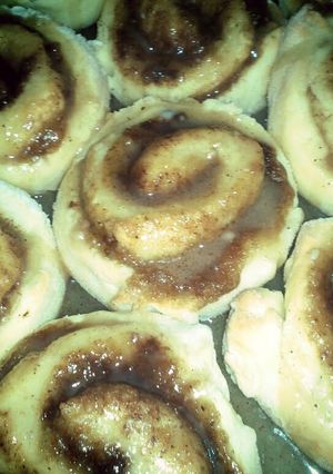 A picture of No-Yeast Cinnamon Roll Biscuits.