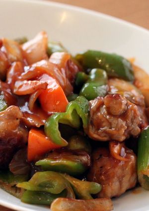 A picture of Easy and Healthy! Non-Fried Sweet and Sour Pork Balls!.