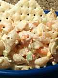 Seafood pasta salad