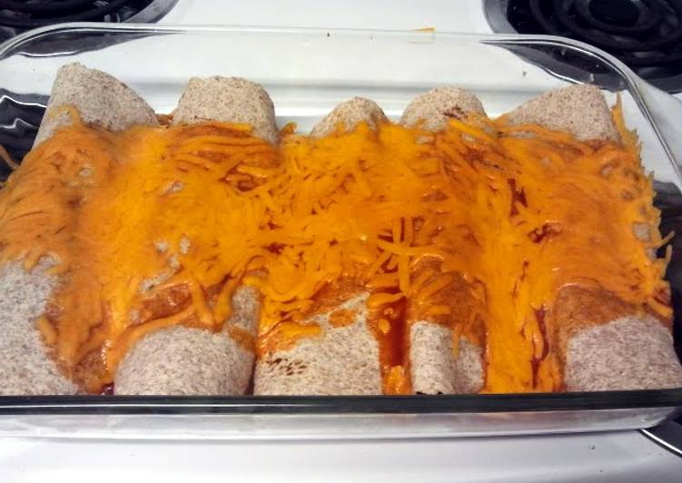 Simple Way to Make Favorite Turkey and potatoe enchiladas