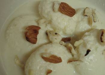 How to Make Delicious A Sweet Paneer and Milk Dessert Ras Malai