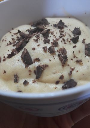 Una foto de Helado de banana saludable!