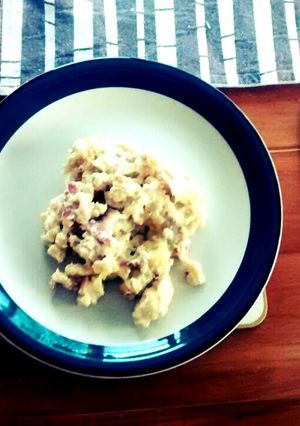 A picture of German cheese "Spätzle".