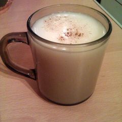 Vickys Eggless Eggnog, Vegan Christmas, GF DF EF SF NF A picture of Vickys Eggless Eggnog, Vegan Christmas, GF DF EF SF NF.