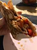 420kcal, 26B Kurczak z pomidorem wrap