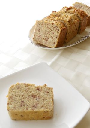A picture of Adzuki and Okara Pound Cake.