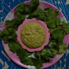 Coriander leaves Chutney A picture of Coriander leaves Chutney.