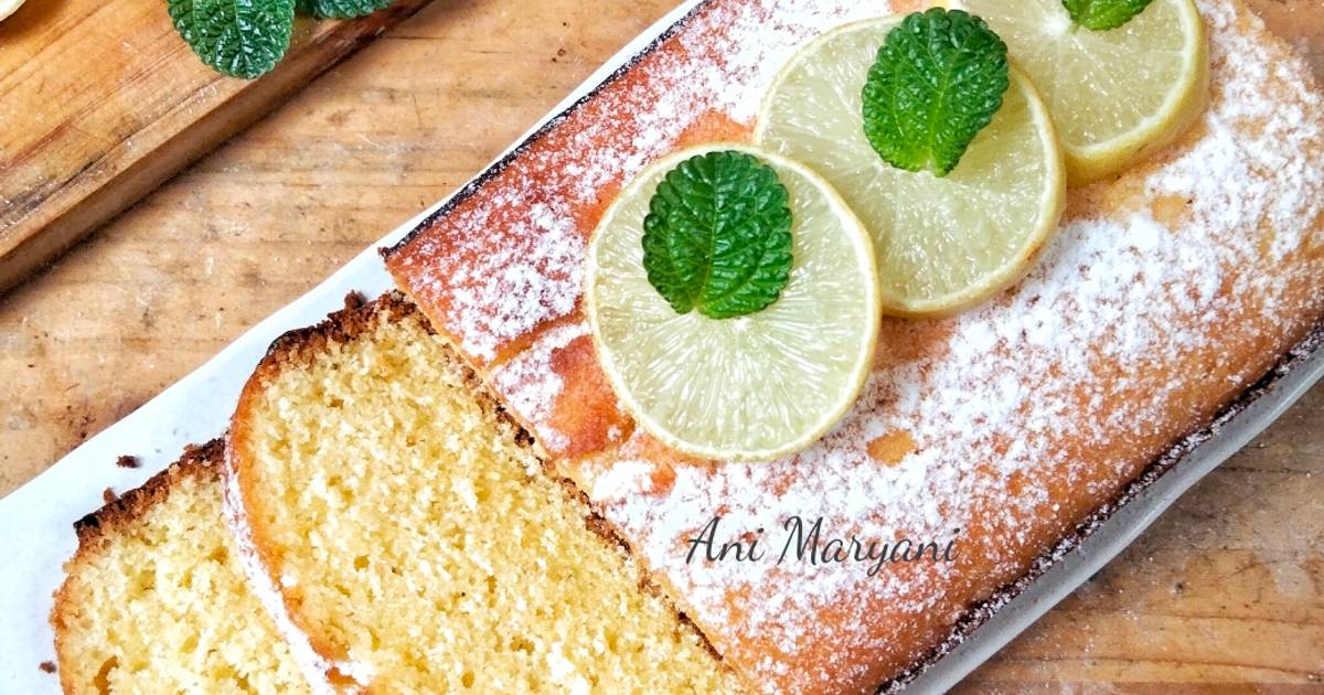 Resep Lemon Cake (No Mixer) oleh Dapoer Aye (Ani) Cookpad