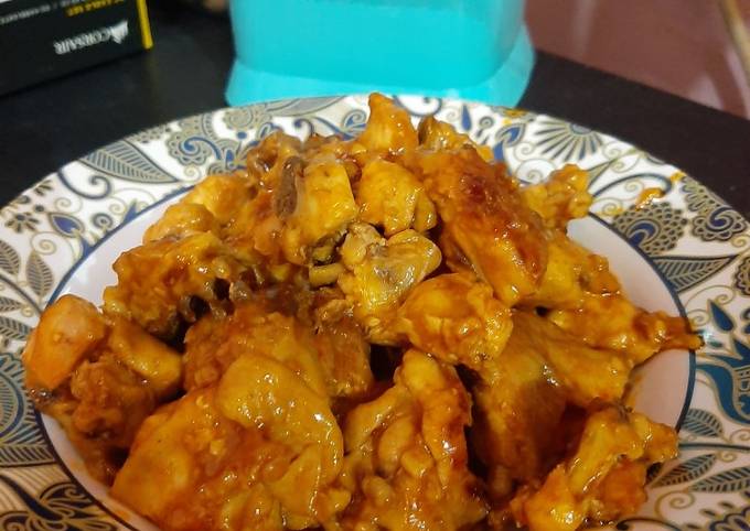 Ayam asam manis duper simpel