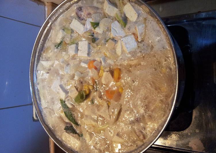 Recipe of Homemade Chicken soya soup