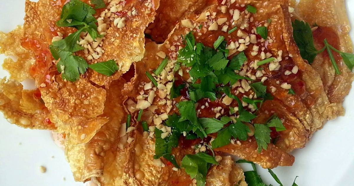 Crispy Fried Bean Curd Vegan Appetizer In A Minute Recipe by LeeGoh