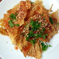 A picture of Crispy Fried Bean Curd Vegan Appetizer In A Minute.
