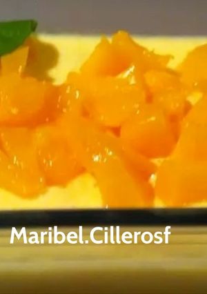 Foto principal de Crema de melocotón en almíbar
