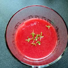 A picture of multi vitamin smoothie.