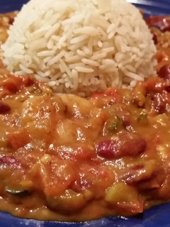 A picture of Cajun Shrimp Etouffe.