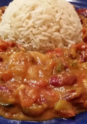 A picture of Cajun Shrimp Etouffe.