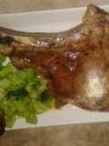 Anita's Lemon Butter Rib Eye Steak With Grilled Broccoli w/Lemon