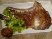 A picture of rib steak